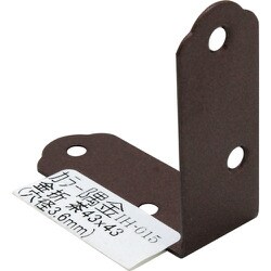 WAKI カラー隅金 金折 茶 IH-015 43×43 IH-015