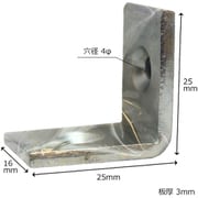 IH-081 [WAKI ユニクロ隅金特厚金折 IH-081 25mm 4個入り]