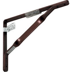 WAKI アルミエンボス棚受 IK-215 180mm ブロンズ IK-215