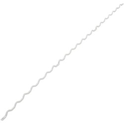 WAKI ギザギザ棚支柱 白 600mm KA-A61