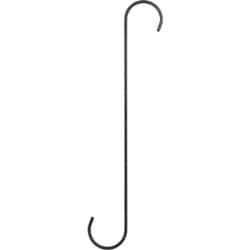 WAKI S字フック 黒 300mm KA-J62