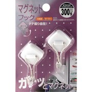 WAKI マグネットフック KYH107タテフリS W 2個入り KYH107