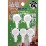 KYH301 [WAKI 粘着フック KYH301マルガタ W 5個入り]
