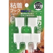 KYH305 [WAKI 粘着フック KYH305カクガタ W 5個入り]
