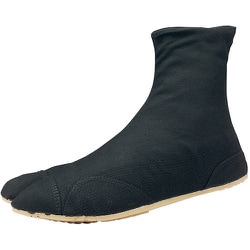 MANUI5-BK-265 [丸五 祭りたび縫付5枚 黒 26.5]