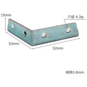 ML307 [WAKI ユニクロ隅金 二方面 ML307 52mm 4個入り]