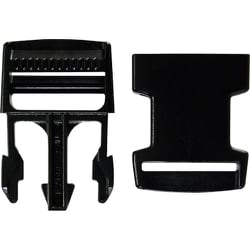 R-329 [WAKI 樹脂バックル R-329 30mm クロ 1個入り]