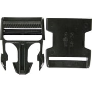 R-332 [WAKI 樹脂バックル R-332 38mm クロ 1個入り]