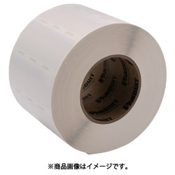 S100X400VATY [パンドウイット 熱転写プリンタ用セルフラミネートラベル印字部25.4×横25.4 2500枚入]