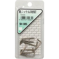 WAKI 鉄ニッケル洋折釘 SH-085 16mm 8本入り SH-085