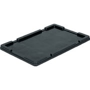SK36-2F [サンコー 導電性ボックス型コンテナー 701815 サンボックス#36ー2フタ   黒]