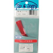 TC-051 [WAKI カラータイ TC-051 100mm アカ 50本入り]