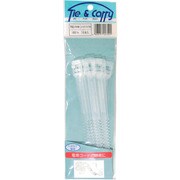 TC-119 [WAKI コードストラップ TC-119 180mm シロ 10本入り]