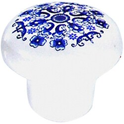 WAKI セラミックつまみ VG-273 25mm シロハナ04 VG-273