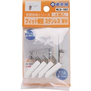 WLS-102 [WAKI フィット棚受 ステン WLS-102 ホワイト 4個入り]