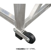 WTDB-BC [TRUSCO 溶接一体構造型作業台用 背面キャスター(2個1セット)]