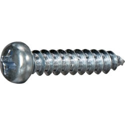 TRUSCO ナベ頭タッピングねじ 1種A ユニクロ M6×30 10本入 少量パック Y833-0630