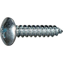 TRUSCO トラス頭タッピングねじ 1種A ユニクロ M5×25 10本入 少量パック Y837-0525