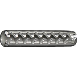 TRUSCO 波形スプリングロールピン ステンレス 3×30 10本入 少量パック Y843-0330