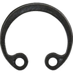 TRUSCO スナップリング穴用 スチール 呼び径R-10 10本入 少量パック Y851-0010