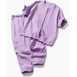 【新品未使用】リフランス リカバリーパジャマ レディース Lサイズ ラベンダー ヨドバシ.com - リフランス liflance 綿麻強撚ワッフルガーゼ