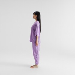 【新品未使用】リフランス リカバリーパジャマ レディース Lサイズ ラベンダー 新品未使用】リフランス リカバリーパジャマ レディース Lサイズ