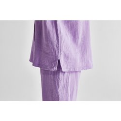 【新品未使用】リフランス リカバリーパジャマ レディース Lサイズ ラベンダー Liflance（リフランス）しなやか3重ガーゼパジャマ レディース