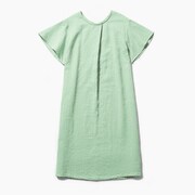 綿麻強撚ワッフルガーゼ ワンピース ミントグリーン F 30128020