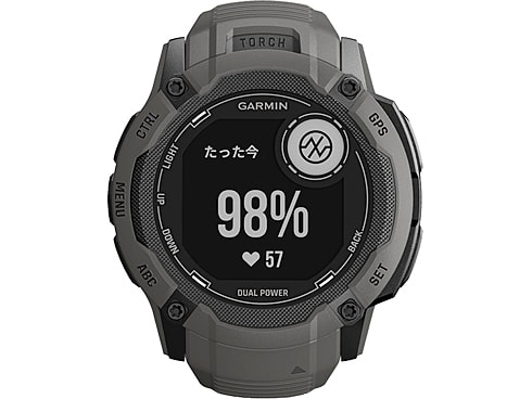 ガーミン GARMIN Instinct 2X Dual Power （インスティンクト ツー エックス デュアル パワー）  Whitestone（ホワイトストーン） 50mm シリコンバンド Suica対応 GPSスマートウォッチ 010-02805-42  通販【全品無料配達】 - ヨドバシ.com