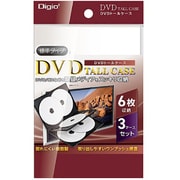 DVDケース 6枚収納 3パック ホワイト DVD-T016-3W