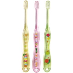 TB4SCT [乳児用クリア歯ブラシ3本セット はらぺこあおむし]