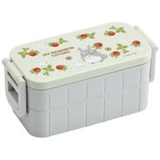 抗菌タイトランチボックス 2段 総容量600ml トトロ木苺 YZW3AG