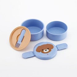 ヨドバシ.com - スケーター 抗菌丸型弁当箱 2段 500ml Pompon's