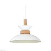 NORDY ノルディ1 1灯ペンダントライト ホワイト 電球別売 LC10993-WH
