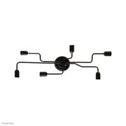 GENON ゲノン 6灯シーリングライト 電球別売 LB2-CC-23-BK