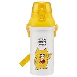 抗菌 直飲プラワンタッチボトル 480ml ノラネコぐんだん PSB5SANAG