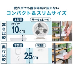 ヨドバシ.com - サンコー thanko リビング扇風機 お風呂あがり