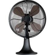 リビング扇風機 レトロファンテーブル ACモーター搭載 ブラック RF-0113BK