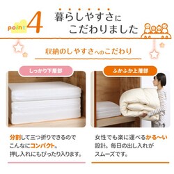 敷布団セット　300cm幅　厚さ15センチ　上層部+下層部セット　アイボリー 敷布団セット 300cm幅 厚さ15センチ 上層部+下層部セット