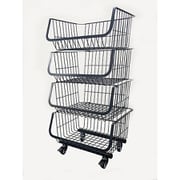 LB-4238-4 [LUGS スタッキングワイヤーラック 4段 お客様組立品]