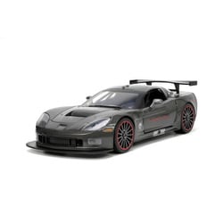 JADA34117 1/24 2005 シェビー コルベット C6-R レーシング グレー [ダイキャストミニカー]