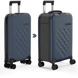 スーツケース 旅行日数目安：1～2泊 40L TSAロック搭載 機内持ち込み可 FLEX 360° Spinner 40L アトランティックブルー