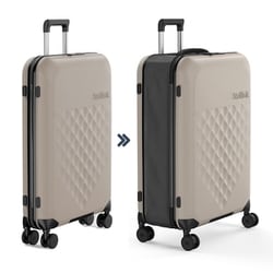 スーツケース 旅行日数目安：1週間以上 100L TSAロック搭載 FLEX 360° Spinner 100L ウォームグレー