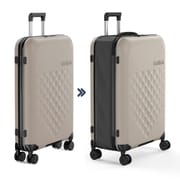 スーツケース 旅行日数目安:1週間以上 100L TSAロック搭載 FLEX 360° Spinner 100L ウォームグレー