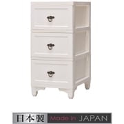 CDL-03WH [カドリー 3段 ホワイト 組み立て多段ラック お客様組立品]