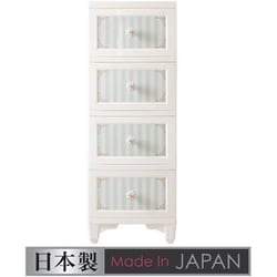 lilou de coco ドレスチェンジチェスト 4段 ストライプミント お客様組立品 DPC-04-STMI