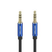 3.5mm ステレオミニプラグ オーディオケーブル ブルー 0.5m BA-4391