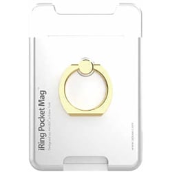 UMS-IR03PKMGLEPW [マグセーフ対応 カードポケット付きスマホリング iRing Pocket MAG Limited Edition ホワイト]