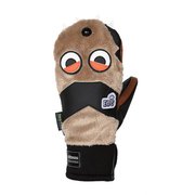 ハルサキミット ケモノチャン HARUSAKI MITT KEMONO CHAN 4300015 BEIGE WOLF Lサイズ [スキー スノーボード グローブ]