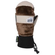 エクスクルーシブ ジュニア EXCLUSIVE JR 4300901 BROWN FUR JM140サイズ [スキー スノーボード グローブ ジュニア]